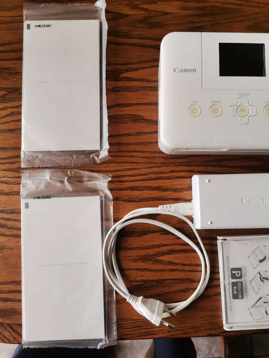 CANON SELPHY CP800 Photo printer * PLUS  * EXTRA INK * EXTRA PAPER *