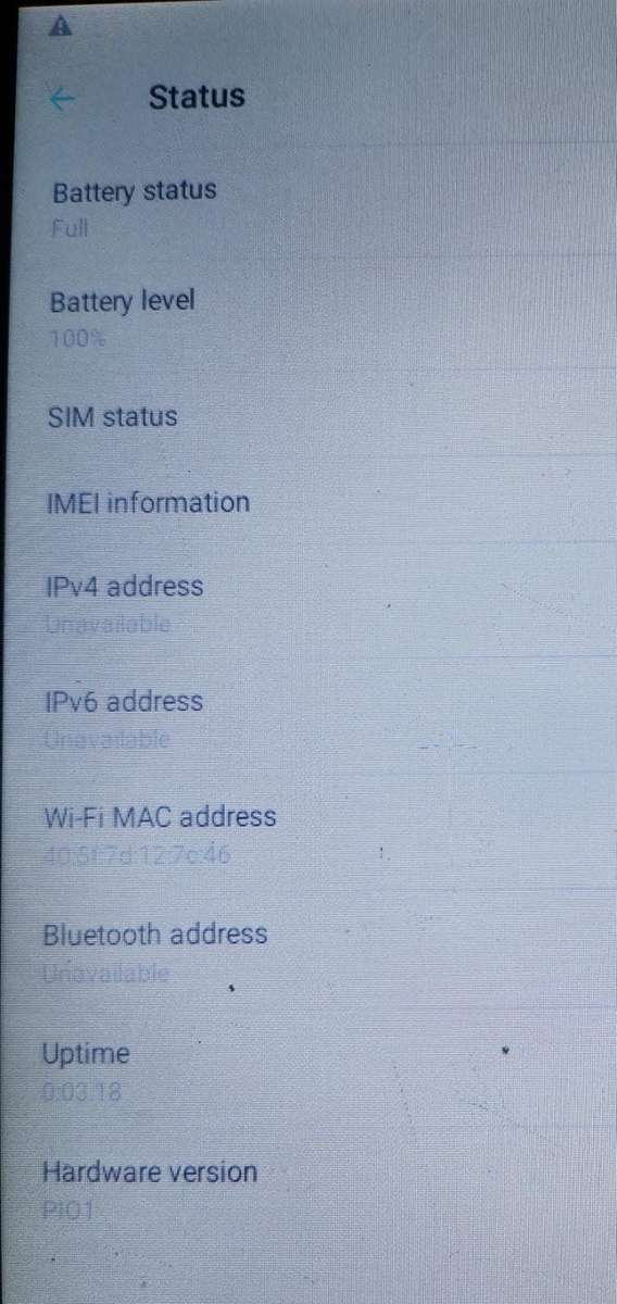 Alcatel TABLET 7`  * Model: 9009G *