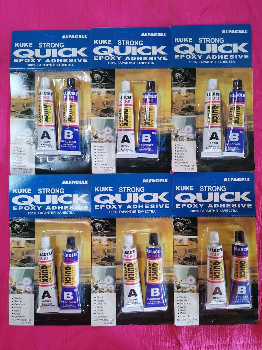 Epoxy Quick Strong * 6 packets 1 BID for LOT *
