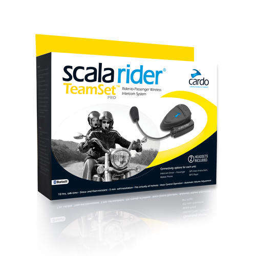 SCALA RIDER TEAMSET PRO (BIKE TO BIKE BLUETOOTH COMMUNICATION)