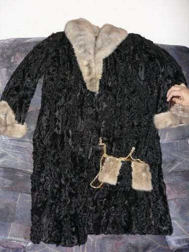 BLACK PERSIAN NATURA MINK COAT NO RESERVE!!!