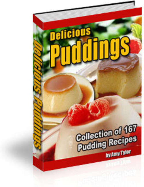 Delicious Pudding Recipes - *No Shipping Fee*  Ebook