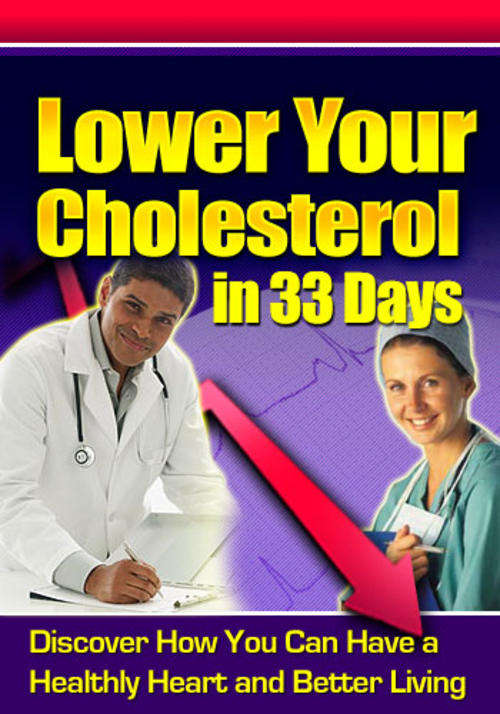 Lower Your Cholesterol in 33 Days  - ZERO Shipping Fee - Digital Download