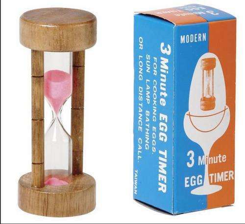 THREE MINUTE EGG TIMER !