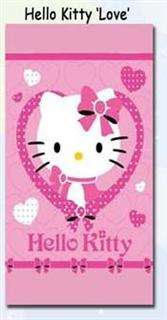 HELLO KITTY  BEACH TOWEL  - 70 X 140cm