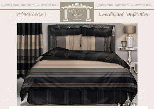 King Duvet Cover Set with Printed Detail - SUPERIOR QUALITY