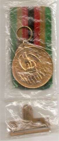 Rhodesian Independence Medal and Ribbon (1965) - Still sealed!