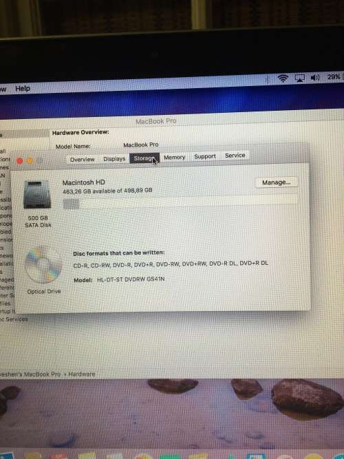 MacBook Pro 13.3 inch i5 A1278 laptop