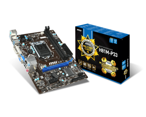 BRAND NEW MSI H81M -P33 MOTHERBOARD