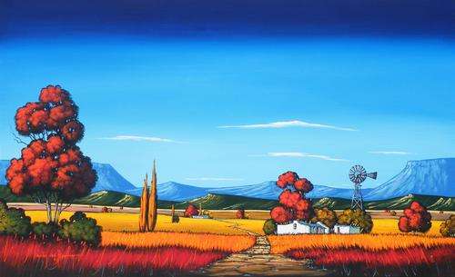 Original painting by Nicky van Rensburg - Landscape - BIG PAINTING - 1200 x 760