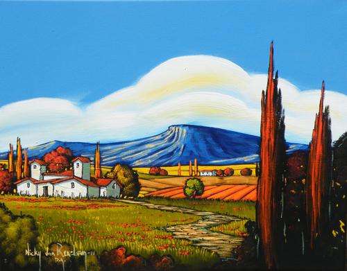 Original painting by Nicky van Rensburg - Landscape - 510 x 405