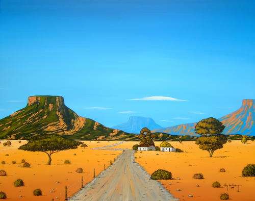 Original painting by Nicky van Rensburg BIG PAINTING 1200x1000!