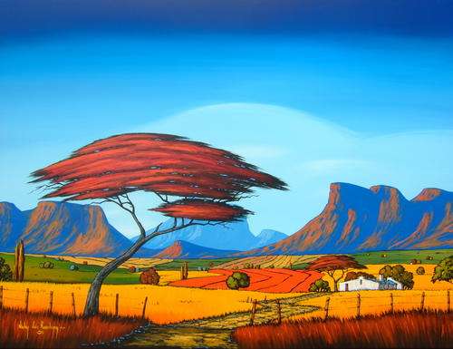 Original Painting by Nicky van Rensburg.BIG PAINTING!1200x760.