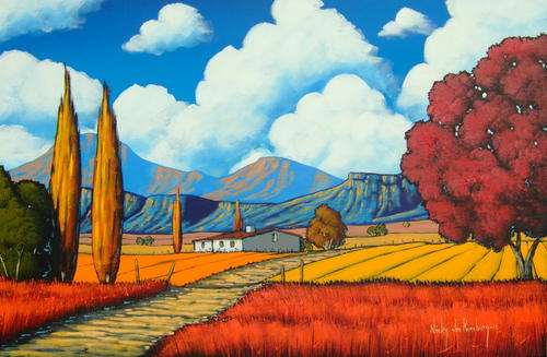 Looks like rain.Original painting by Nicky van Rensburg.760x500mm.