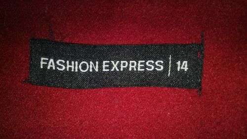 Red Warm Winter Coat by Fashion Express