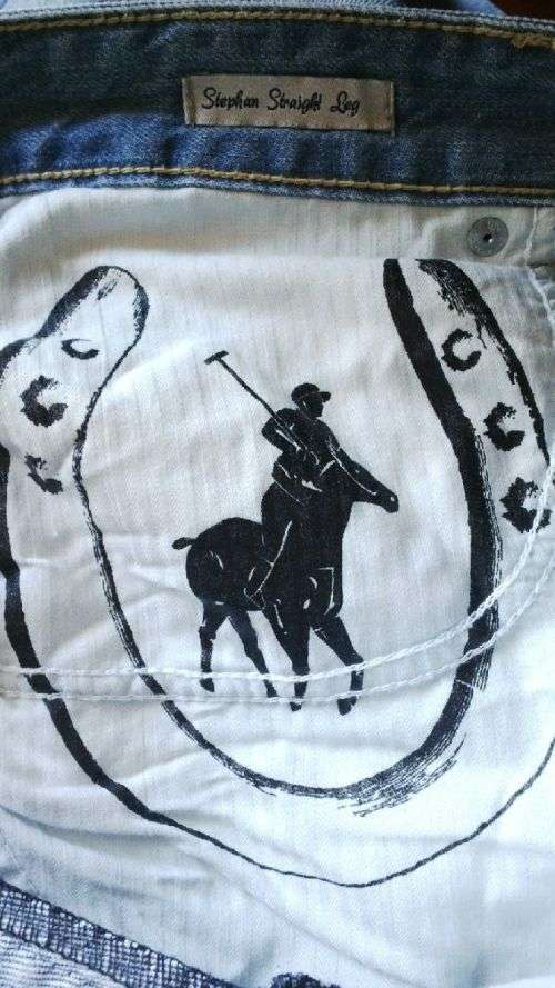 Faded Polo Jeans, Stephan Straight Leg  Size 34/34