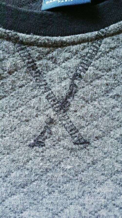 Quilted Sweatshirt with Suede look patche by Daniel Hechter