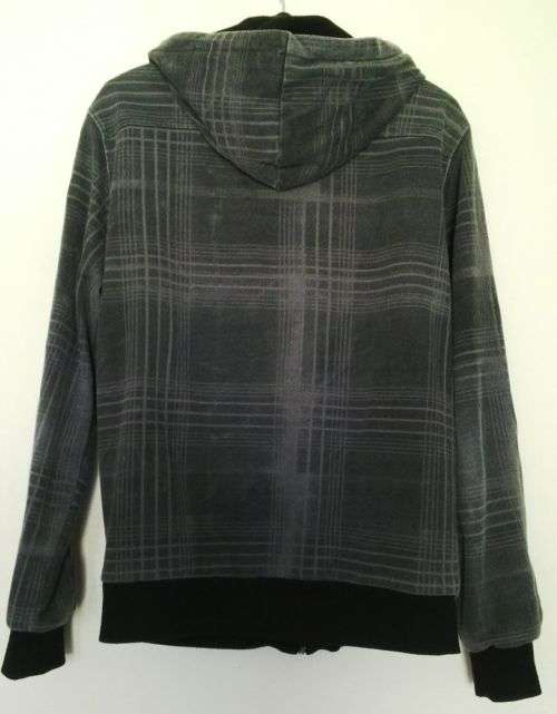 Grey Warm Fleece Lined Hoodie by Red Size Medium