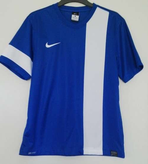 Mens Blue and White Nike T shirt Size Large
