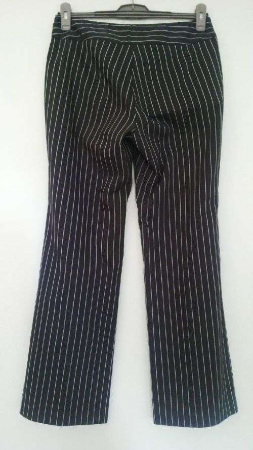 Dark Grey Pinstripe Pants By Kelso Petite Size  12