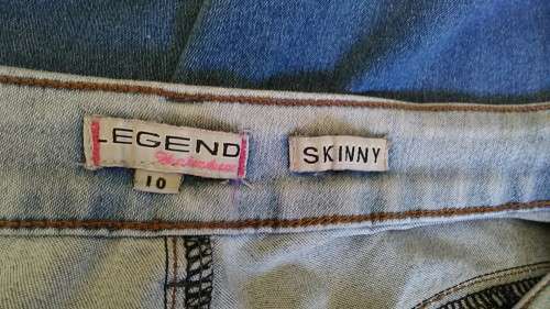 Super soft Faded Skinny jeans by Legend Size 10