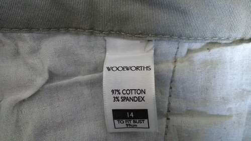 Beige Canvass Pants Jodper style by Woolworths Size 14