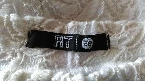 White Lace Flared  Skirt Size Xtra Small