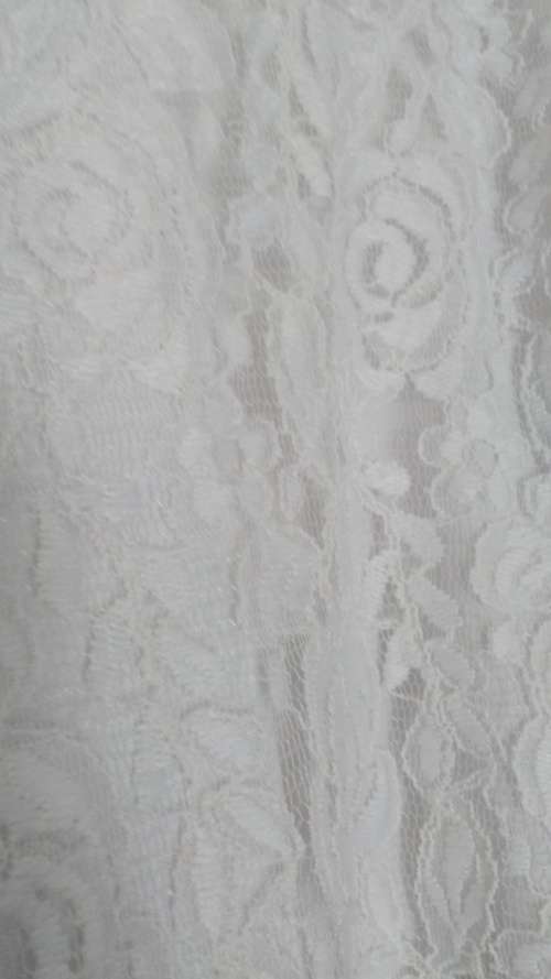 White Lace Flared  Skirt Size Xtra Small