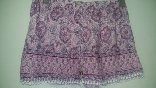 Pink Patterned Shorts by Cherokee size XL