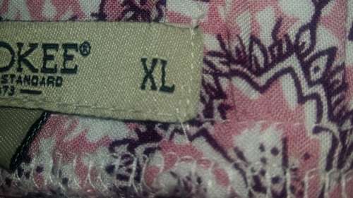 Pink Patterned Shorts by Cherokee size XL