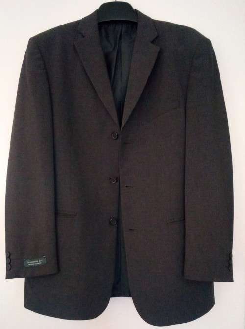 Mens Brown Suit Jacket By Woolworths size 38 Reg