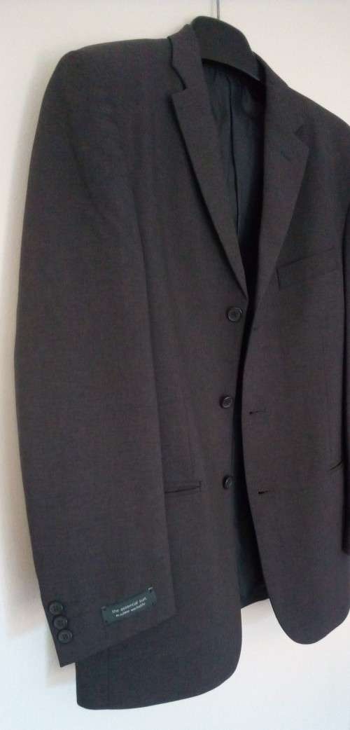 Mens Brown Suit Jacket By Woolworths size 38 Reg