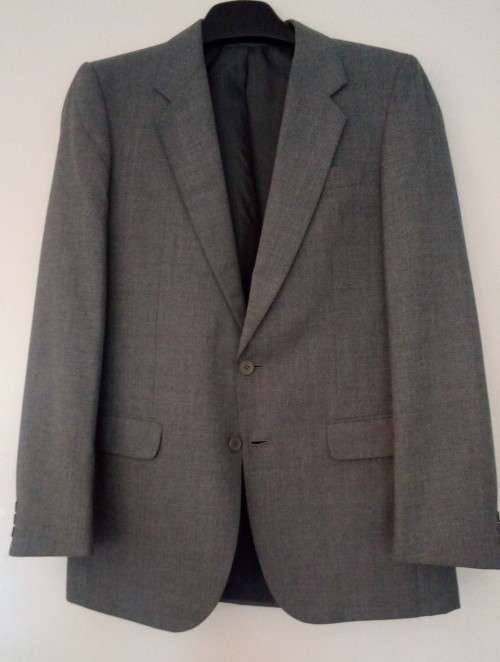 Grey Suit Jacket By Woolworths Size 38 long