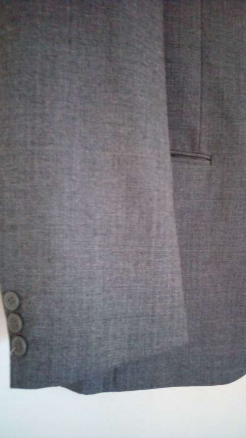Grey Suit Jacket By Woolworths Size 38 long