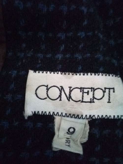 ***Coat Sale*** Blue Tweed Bomber Jacket Size 9