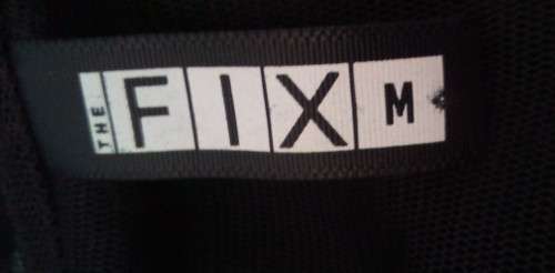 Sheer Black Embroiderd Top by The Fix Size Medium