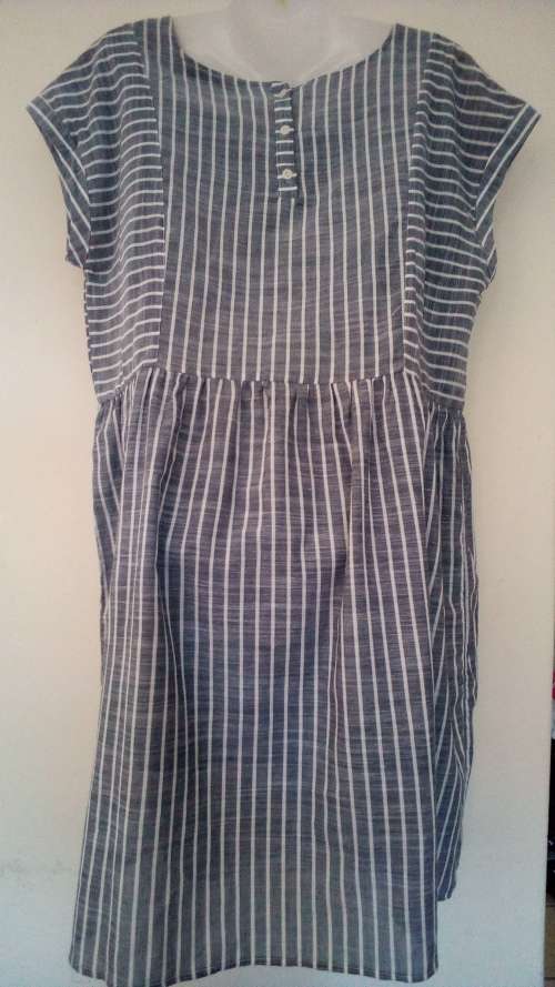 Blue and White Dress by Penny C Size 16