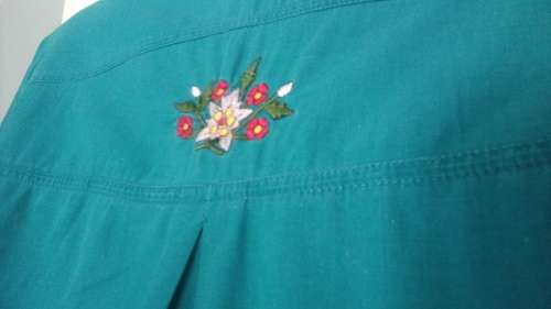 Turquoise Denim Shirt Size 40