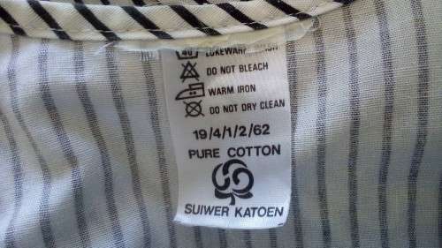 Bargain Classic Black and White Striped Dress with Black Jacket Size 12