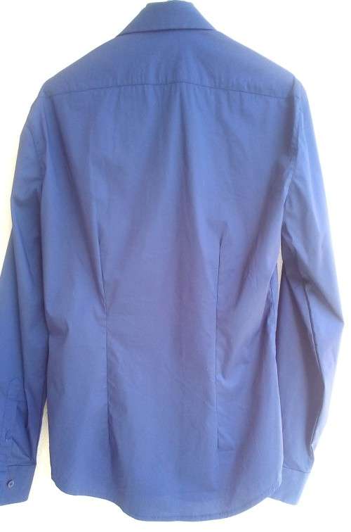 Mens Navy Blue Slim fit Shirt by Polo Size Medium