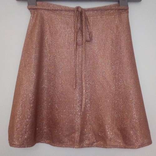 Stunning Gold wrap around skirt for Dance, Theatre Performance size Small