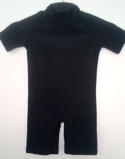 Boys All in One Swimsuit in Black