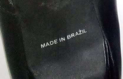 Black Leather Court Shoes by Woolworths Size 4