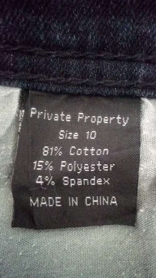 Black Jeans , Bootleg, Low Rise By Private Property Size Medium