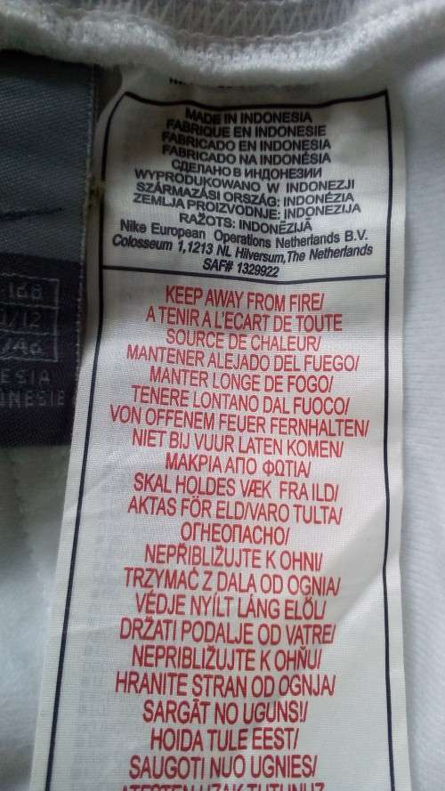 Nike White Joggers, Air Force 1 Size Medium