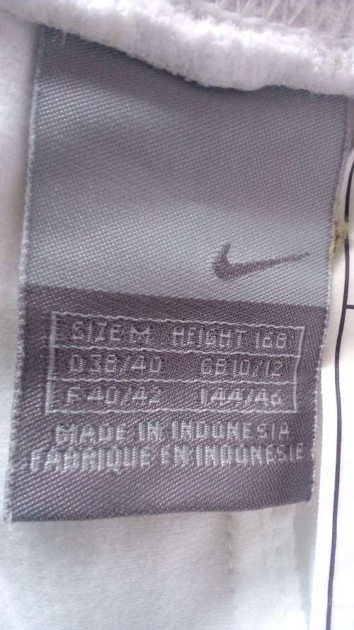 Nike White Joggers, Air Force 1 Size Medium