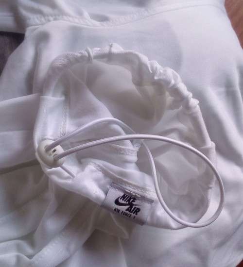 Nike White Joggers, Air Force 1 Size Medium