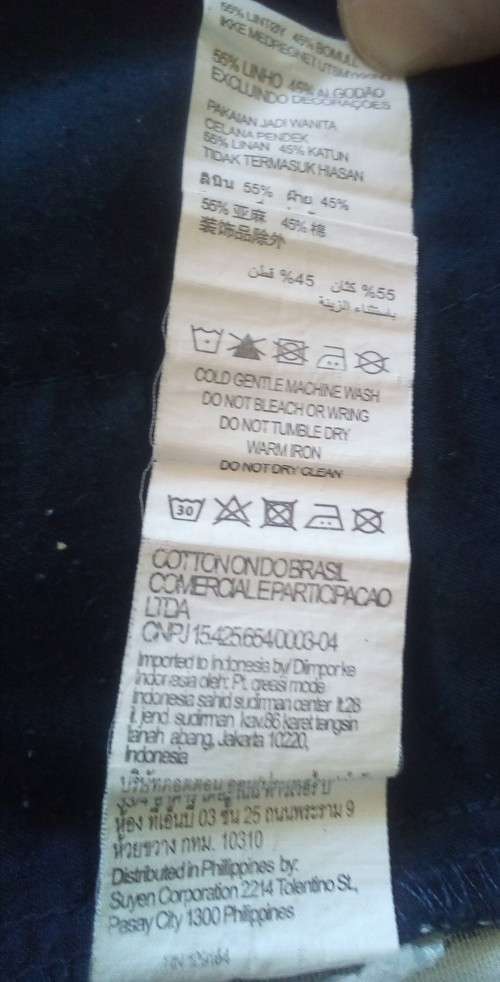 Cotton On Faded Blue Striped Shorts Size Small  (Flaw).  Summer Beach Vibe