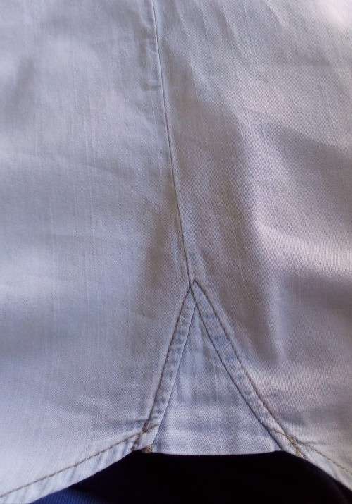 Pale Blue Denim Shirt, Faded and Distressed.  by Cotton On Size Small. Boho, Western, Beach Holiday