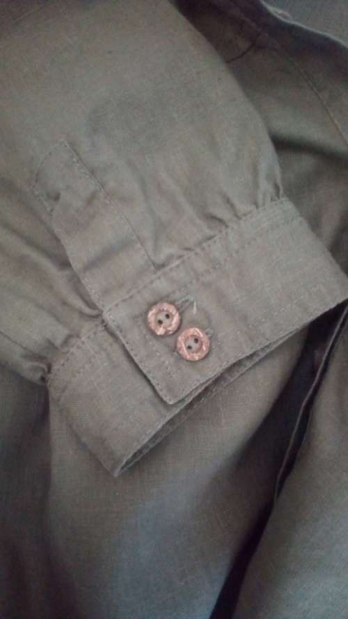 HEMPORIUM, Shirt / Dress, Hemp Green, Size X Small